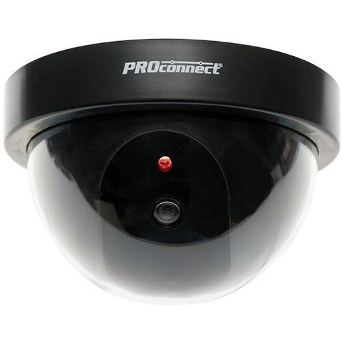 PROconnect Муляж камеры, внутренний, купольный, черный 45-0220 (50 шт.) муляж камеры видеонаблюдения внутренней proconnect 45 0220