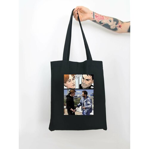 фото Сумка new print service, текстиль, черный