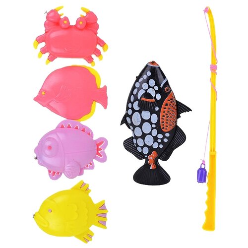 Магнитная рыбалка Yako toys 5 фигурок, МиниМаниЯ, 23х15 см (Н79225)
