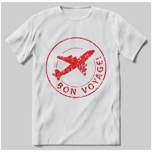 фото Футболка с принтом bon voyage brut-shop