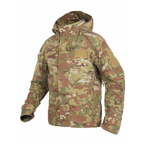 фото Куртка мужская тактическая 2в1, gongtex alpha hardshell jacket, цвет мультикам (multicam)-xl