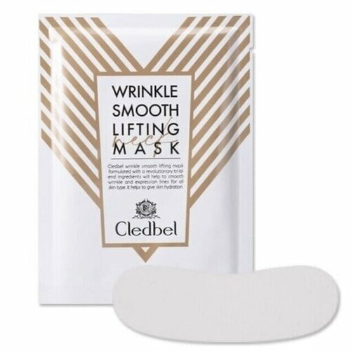 Cledbel интенсивная, мощная лифтинг маска для шеи Wrinkle Smooth Lifting Mask Neck