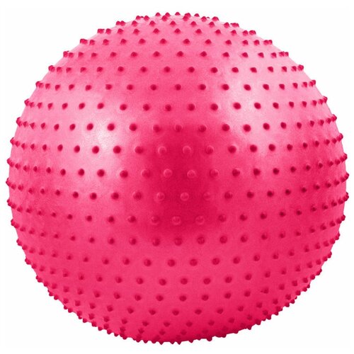 фото Fbm-65-6 мяч гимнастический anti-burst массажный 65 см (розовый) hawk