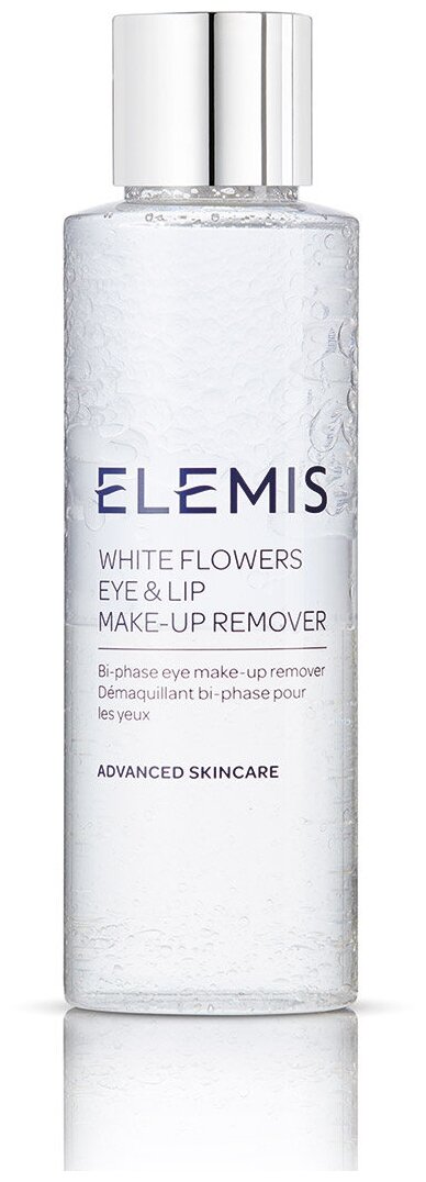 ELEMIS двухфазный лосьон для снятия макияжа Белая Лилия White Flowers Eye And Lip Make-Up Remover, 125 мл