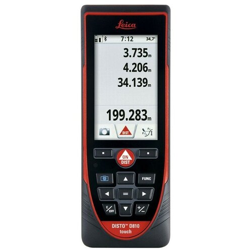 лазерный дальномер leica geosystems disto d510 200 м Лазерный дальномер Leica Geosystems DISTO D810 Touch, 200 м