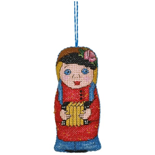 фото Набор для вышивания panna "игрушка-ванька с гармошкой" 6x12 см