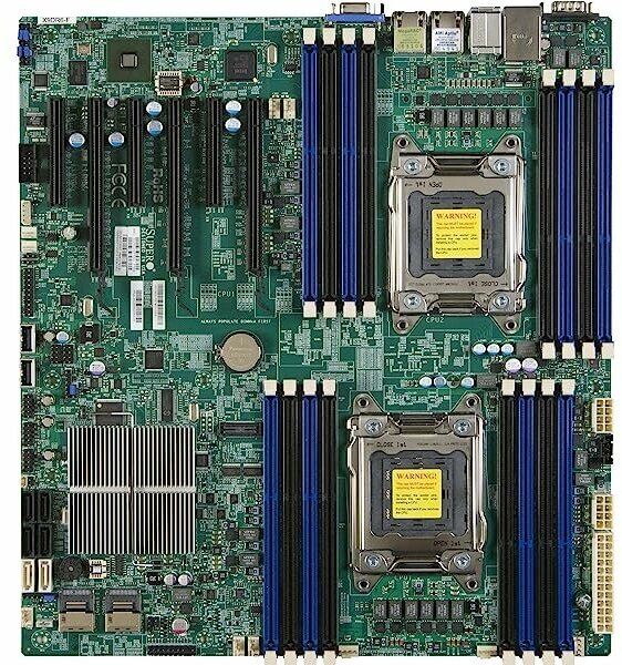 Материнская плата Supermicro X9DRI-F Socket-2011 C602 DDR3 eATX 2xGgE SATA3 RAID VGA Материнская плата Supermicro X9DRD-IF Intel S2011 2 x LGA2011, 8 DDR3 ECC REG, SATA + RAID, 2*GLAN, IPMI, E-ATX (OEM)