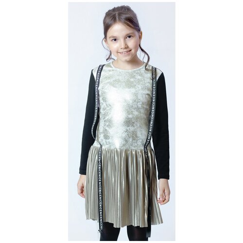 фото Платье nota bene размер 116, золотой