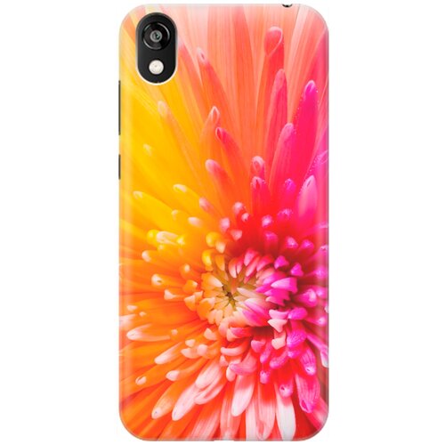 фото Ультратонкий силиконовый чехол-накладка для huawei y5 (2019) / honor 8s с принтом "розовая хризантема" gosso