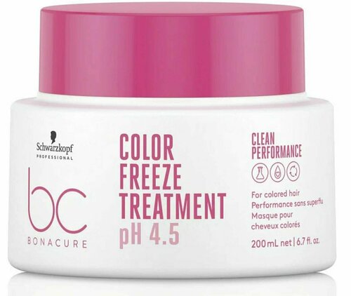 Schwarzkopf Professional Bonacure Clean Performance Color Freeze Treatment - Маска для сохранения цвета волос 200 мл