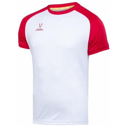 фото Футболка jogel размер yxs, белый/красный