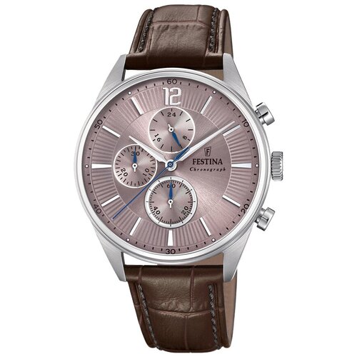 Наручные часы FESTINA Timeless Chrono, серебряный наручные часы festina timeless chrono серебряный синий