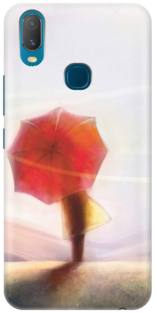 RE: PA Накладка Transparent для Vivo Y11 с принтом "Красный зонтик"