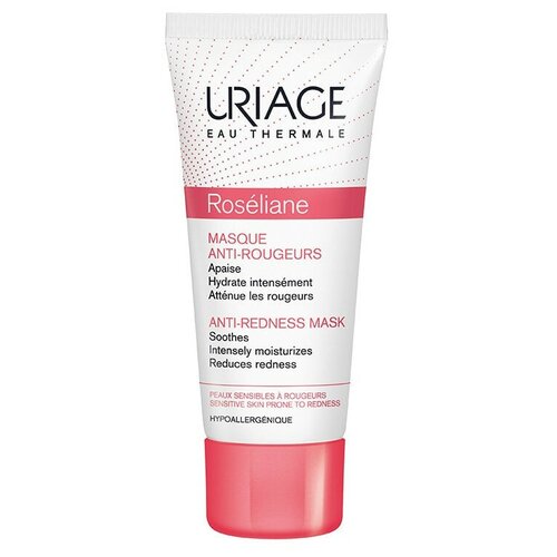 Uriage Roseliane Anti-Redness Mask маска против покраснений, 40 мл uriage roseliane anti redness cream spf30 крем для лица против покраснений 40 мл