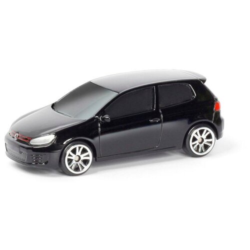 Машинка металлическая Uni-Fortune RMZ City 1:64 Volkswagen Golf GTI (цвет черный) легковой автомобиль rmz city volkswagen golf gti 344021s 1 64 7 6 см серебристый