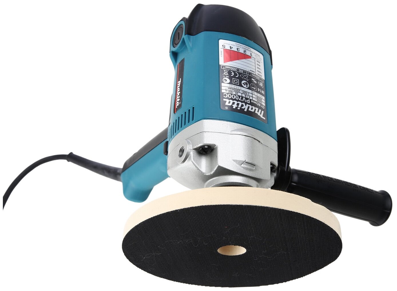 Полировальная машина Makita PV7000C, 900 Вт - фотография № 2