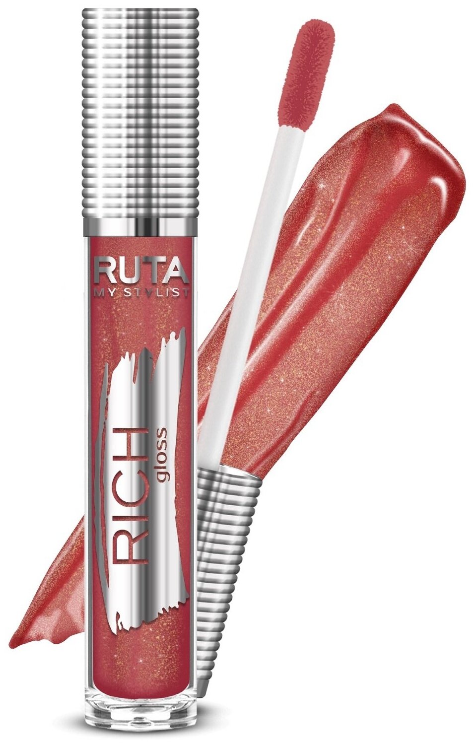 RUTA блеск для губ RICH Gloss, 06 сердцеедка