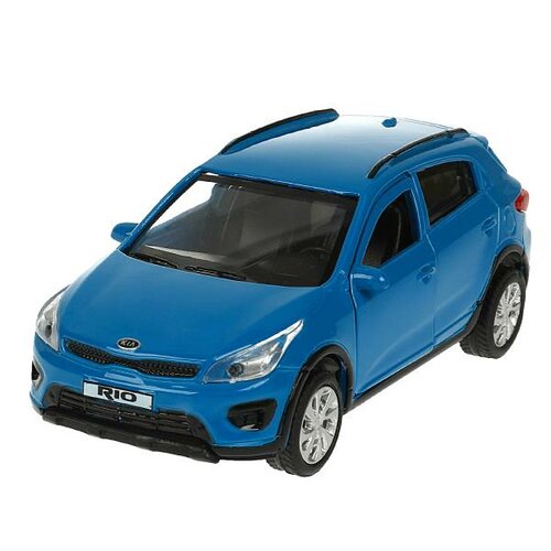 Внедорожник ТЕХНОПАРК Kia Rio X, XLINE-12-ХХ 1:32, 12 см, синий внедорожник нордпласт 9 0022 1 12 32 см синий