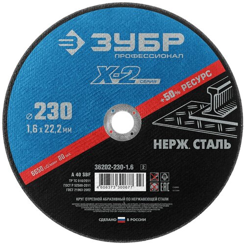 ЗУБР Профессионал 36202-230-1.6_z02/z03, 230 мм, 1 шт.