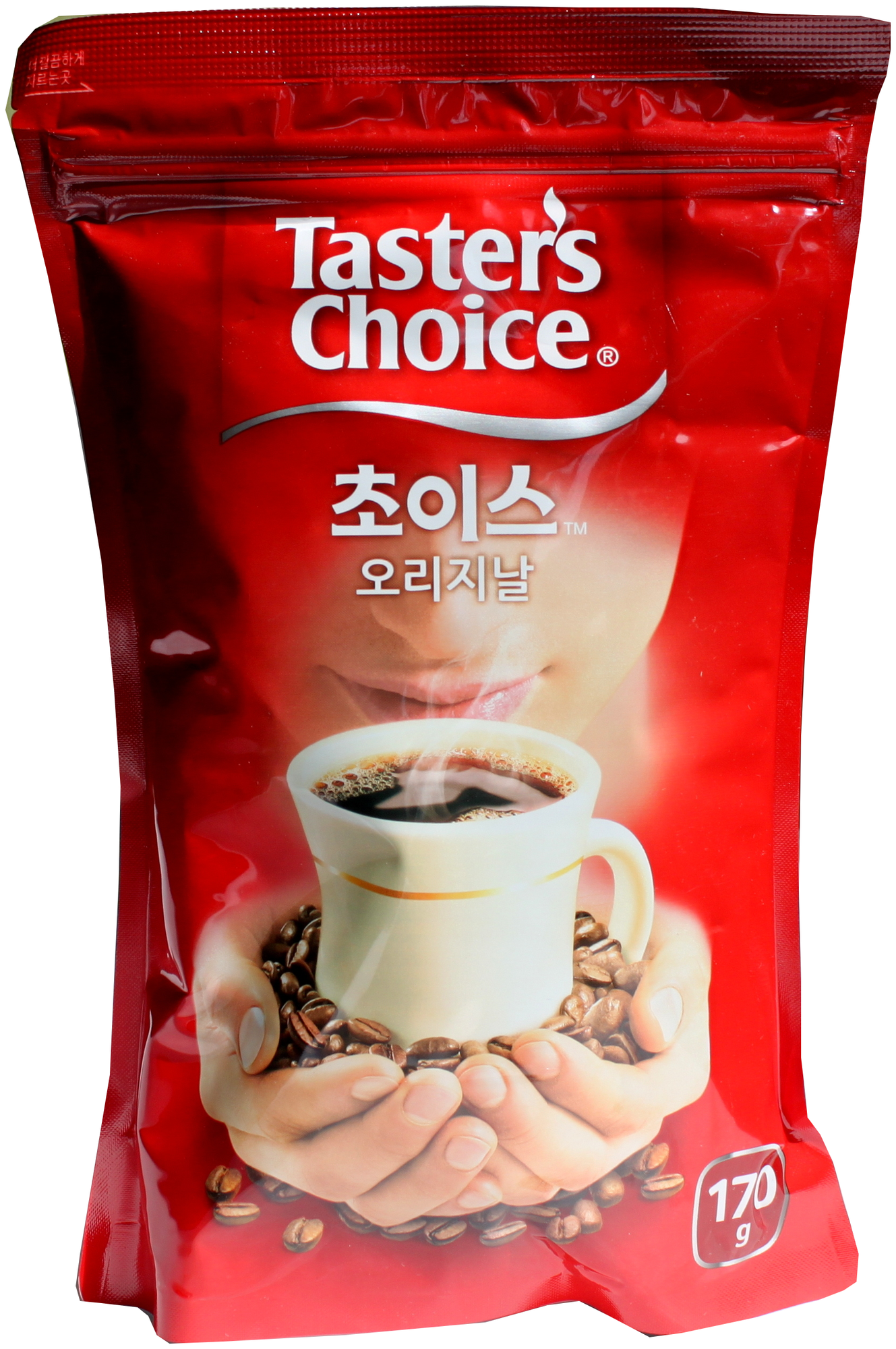 Кофе растворимый Корейский Taster’s Choice Original 170 гр. сублимированный (пакет) - фотография № 2