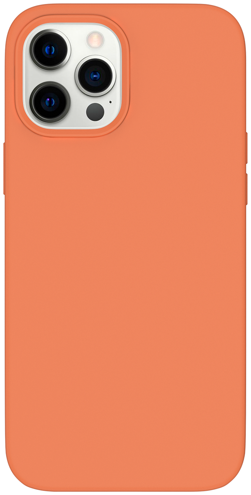 Чехол защитный VLP c MagSafe для iPhone 12 ProMax, оранжевый - фото №1