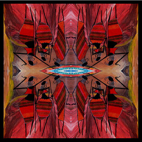 Платок Vista,90х90 см, красный платок vista бежевый
