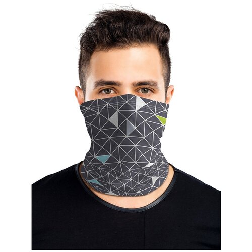 фото Универсальный бафф маска "треугольные пункты" 2шт joyarty