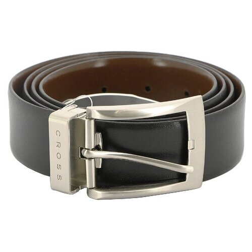 фото Ремень cross manresa ac308413, черный/коричневый, 126 см