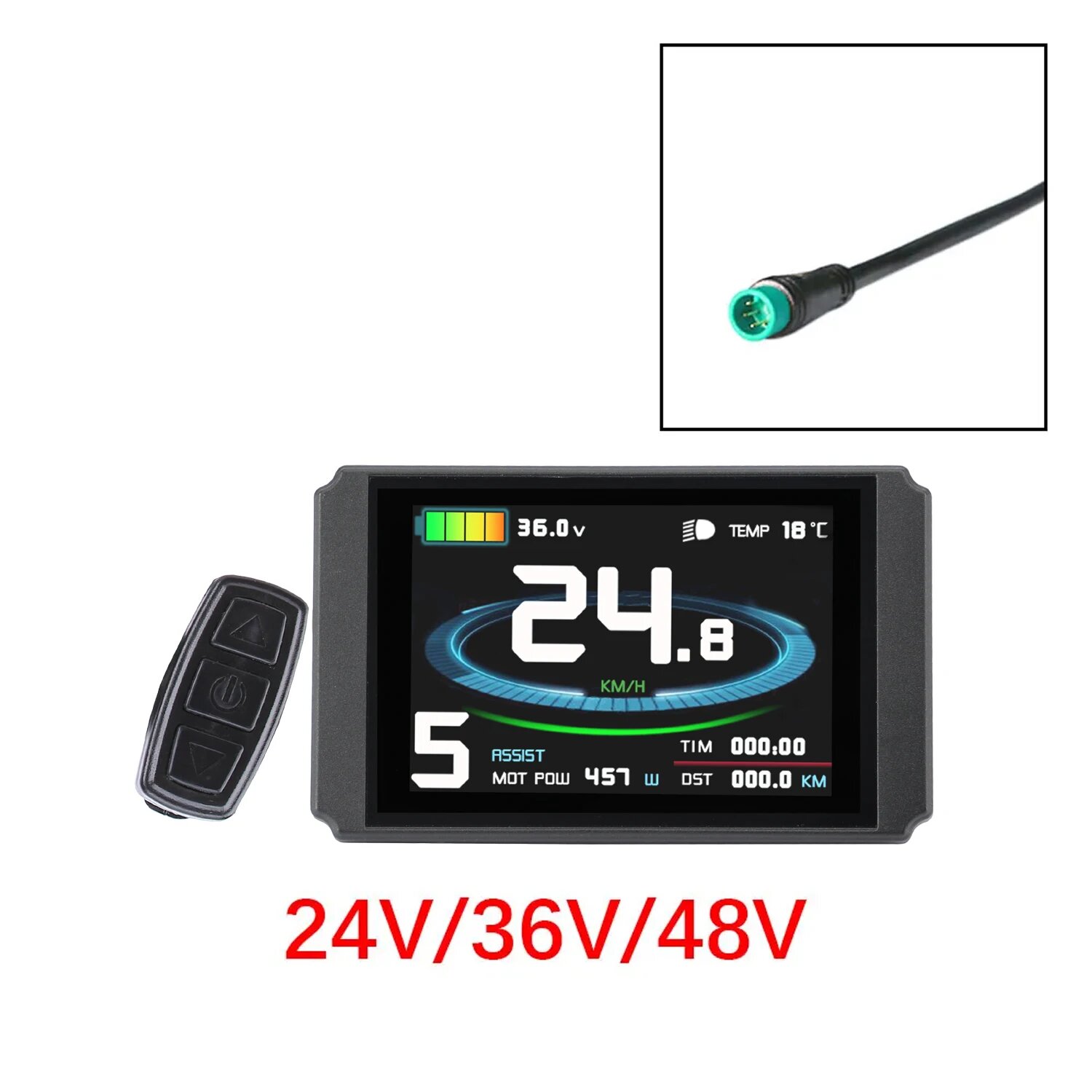 Okfeet KT LCD8H дисплей для электровелосипеда 5 pin waterproof