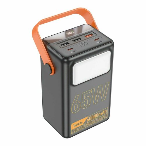 Внешний АКБ HOCO J110A Powerful 60000 mAh 3xUSB 2xUSB-C 3А QC 30 PD65W LED дисплей фонарик 6700₽