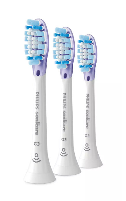 Набор насадок Philips Sonicare G3 Premium Gum Care HX9053/67, белый, 3 шт