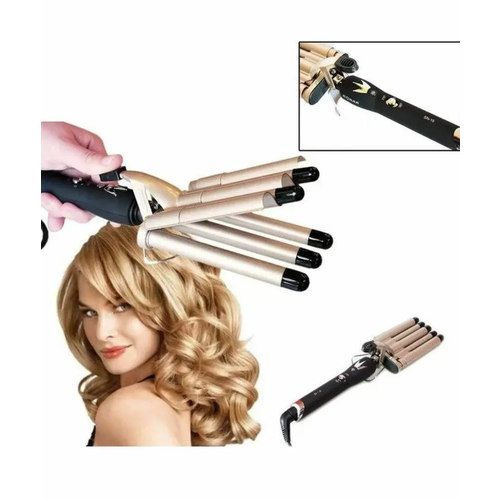 Плойка для волос пятиволновая плойка - щипцы для завивки волос стайлер для локонов гофре щипцы гофре для волос 1499₽