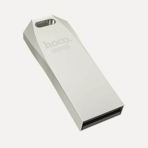 Изображение товара Флеш-накопитель HOCO UD4 128GB USB2.0 металл серебряный