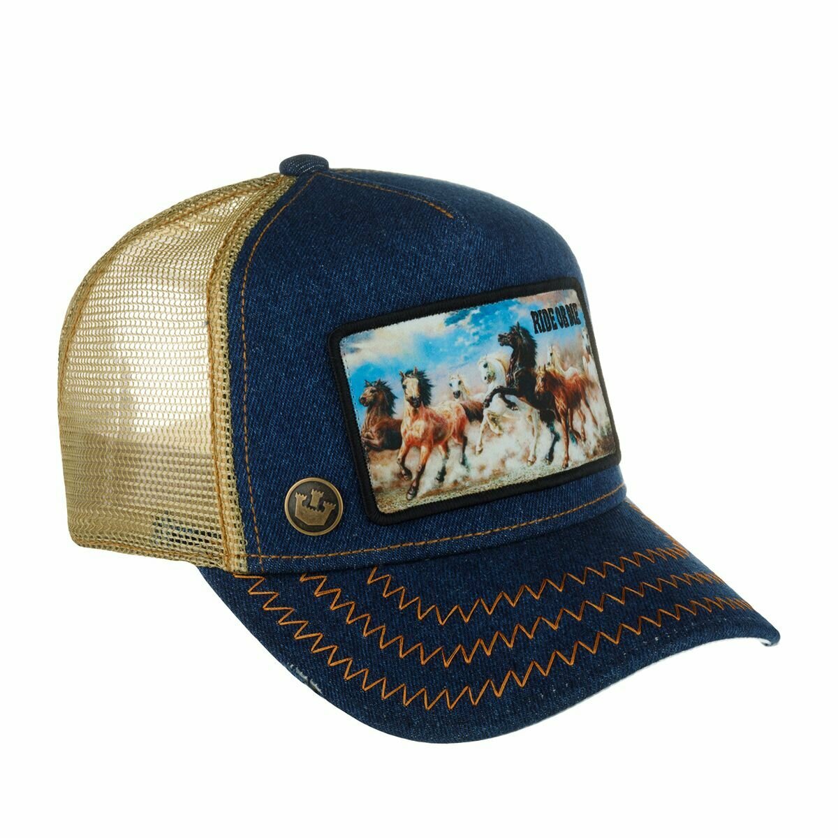 Бейсболка GOORIN BROS. Базовая коллекция для мужчин и женщин, размер 0, синий — фото 1