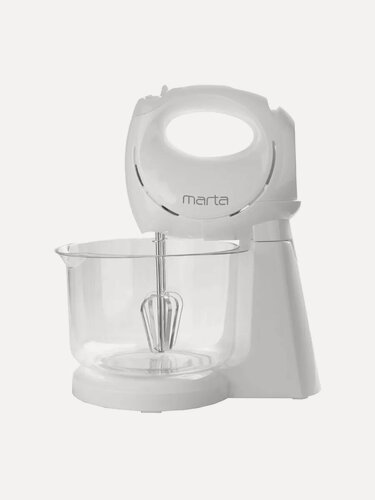 Изображение товара Миксер кухонный стационарный MARTA MT-MX4902A белый жемчуг