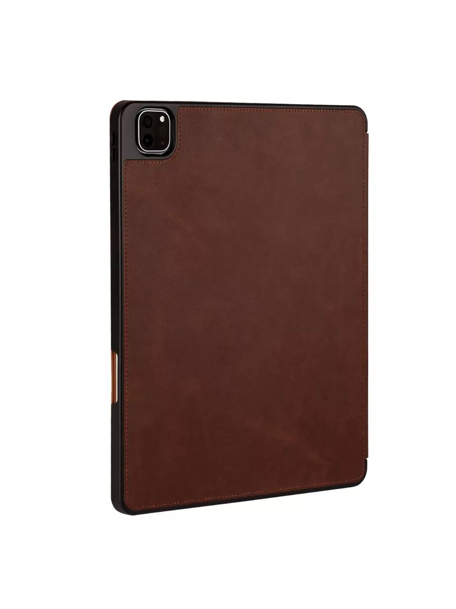 Чехол Peelcas, для iPad Pro 11, 2024, магнитный, с подставкой, коричневый — фото 1
