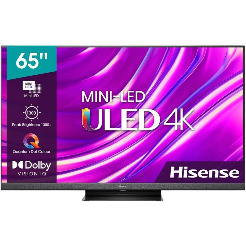 Телевизор Hisense 65U8HQ, диагональ 65 дюймов, разрешение 4K, 120 Hz, поддержка Wi-Fi