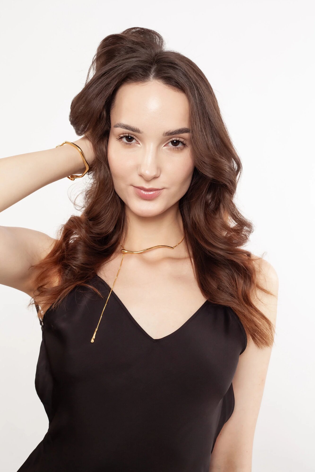 Колье FETISH, длина 49 см, золотистый — фото 1