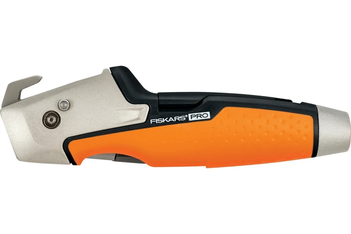 Нож строительный складной FISKARS CarbonMax (1027225), прорезиненная рукоять