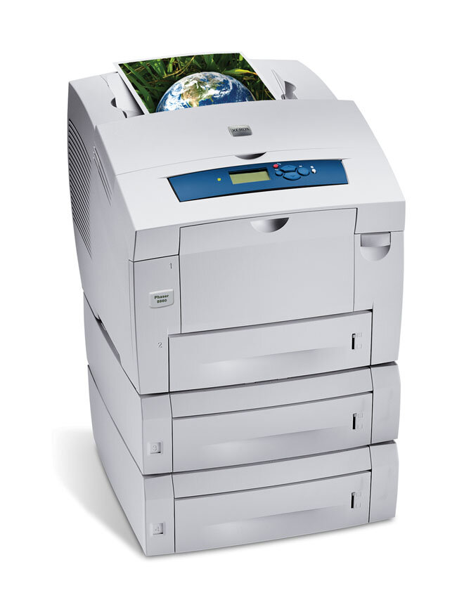 Принтер Xerox Phaser 8560 DX, технология Solid Ink, скорость печати 30 ppm, 85000 стр./мес.