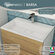Раковина для ванной Uperwood Barsa 70х45х14,5 см, белая глянцевая