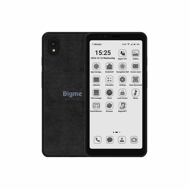 Электронная книга смартфон Bigme Hibreak (черно-белый e-ink экран, Android 11)