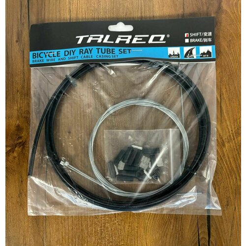 Комплект тросов и оплетки переключения цвет: черный TRLREQ