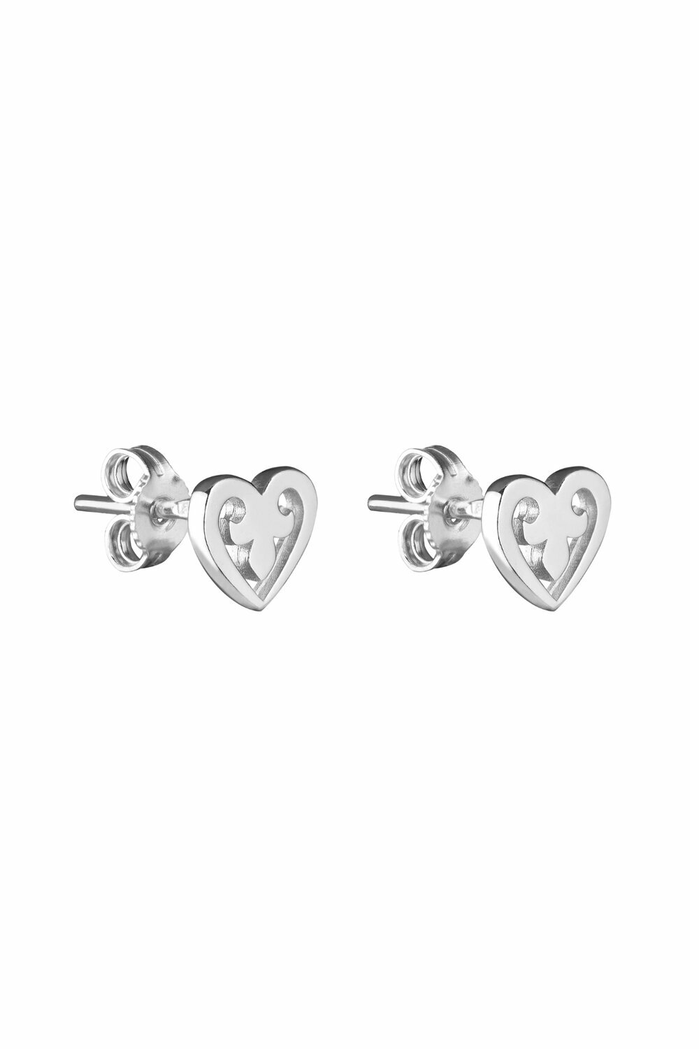 Серьги пусеты Nana, серебро, 925 проба, серебрение, , серебристый