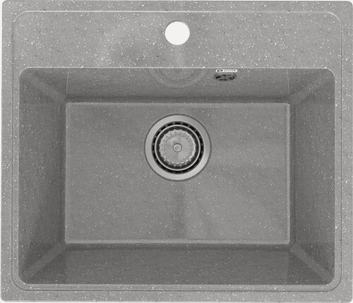 Изображение товара Мойка кухонная Practik PR-M 490-003 прямоугольная, 49x42, мойка для кухни, серая, российская