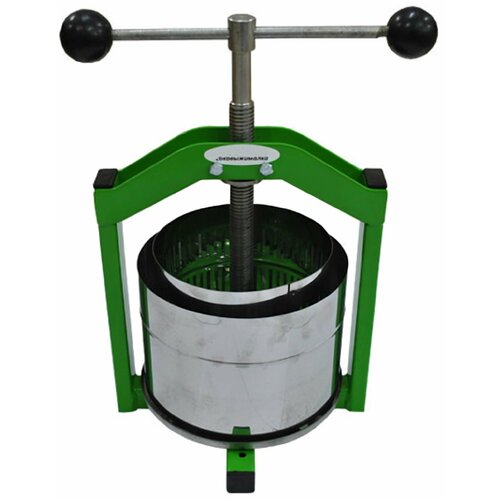 Пресс-соковыжималка ручная с защитным кожухом Объем емкости 6 литров для фруктов овощей ягод Материал нержавеющая сталь 1371000₽