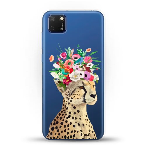 фото Силиконовый чехол леопард на huawei y5p andy & paul
