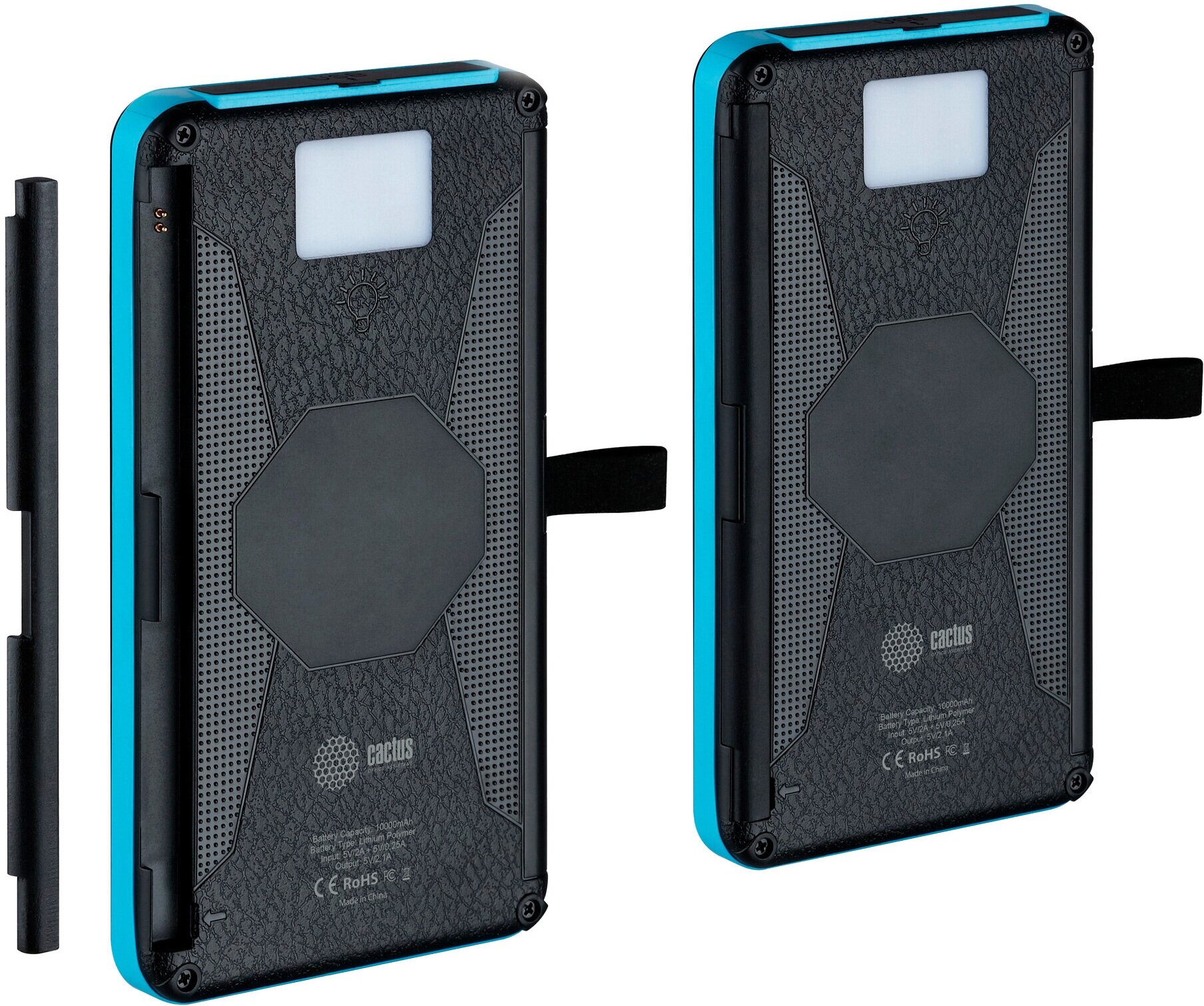 Мобильный аккумулятор CACTUS CS-PBFSPT-10000 черный - фото №3