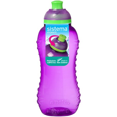 Бутылка Sistema Hydrate для воды 330мл 780NW фиолетовая бутылка для воды sistema hydrate 600мл зеленый 730