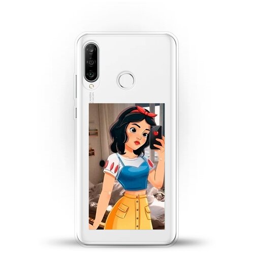 фото Силиконовый чехол белоснежка на huawei p30 lite andy & paul